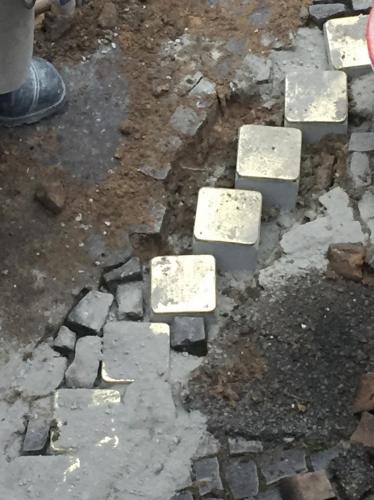 ... Stolpersteine...